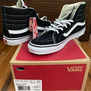 Vans Sk8 Hi Slim Black